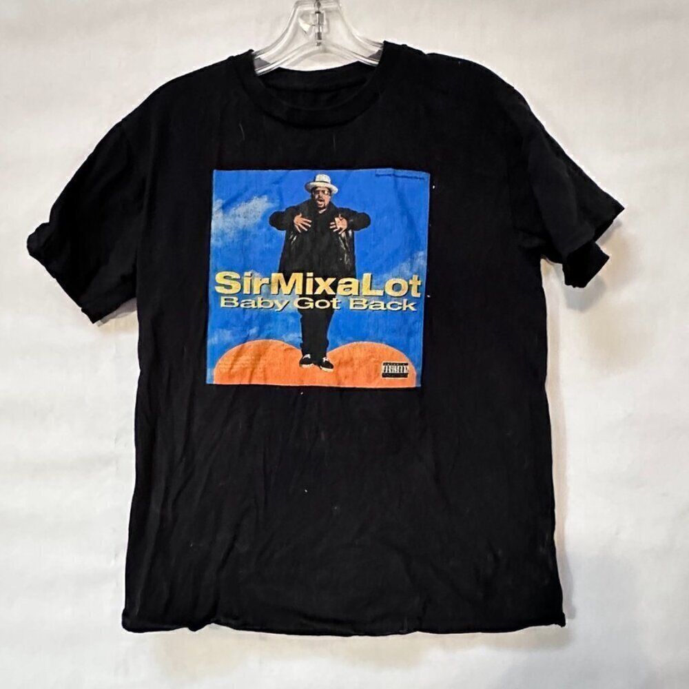 sir mix a lot shirt size medium Tee T-Shirt cotton Black - Picture 2 of 6